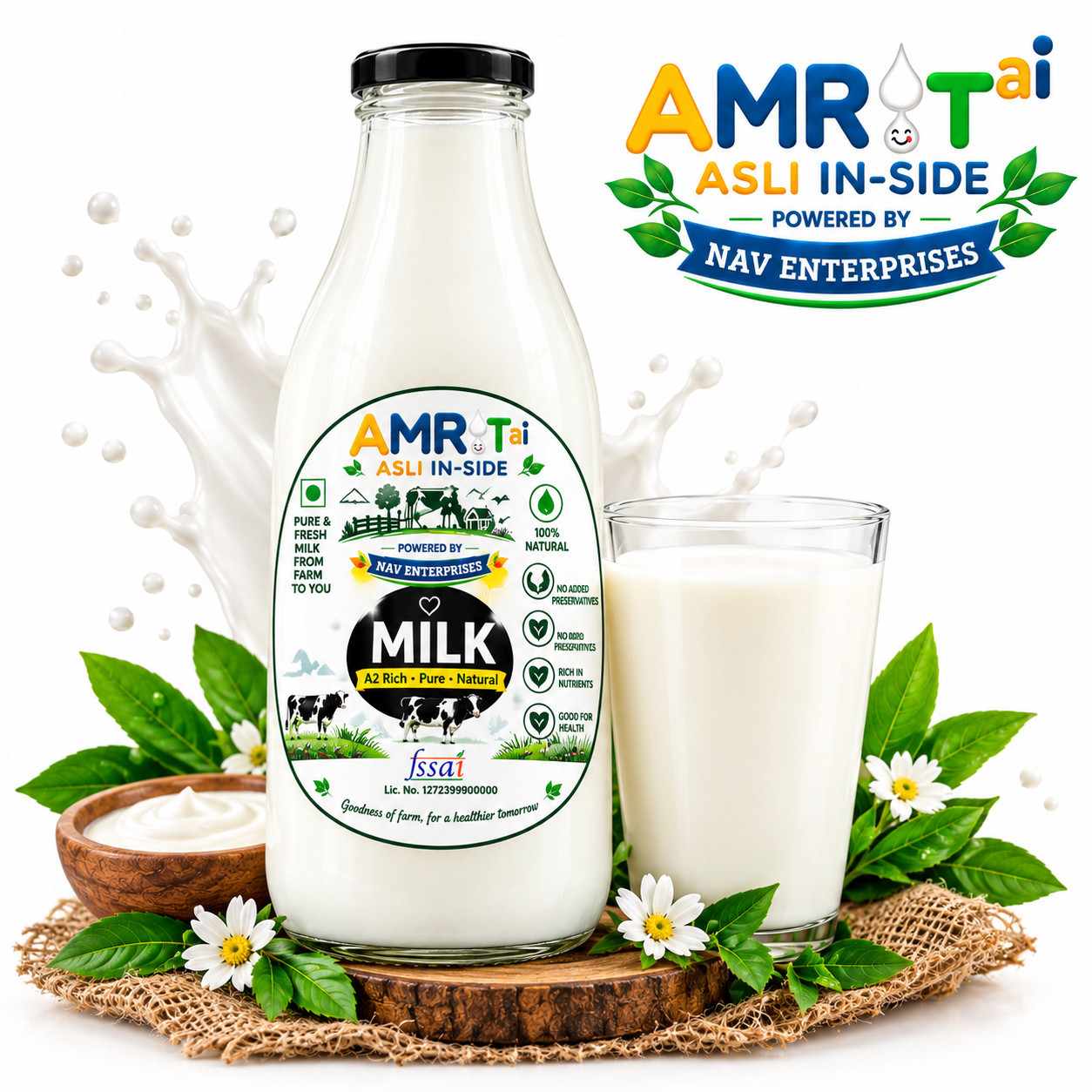 Daily use buffalo milk