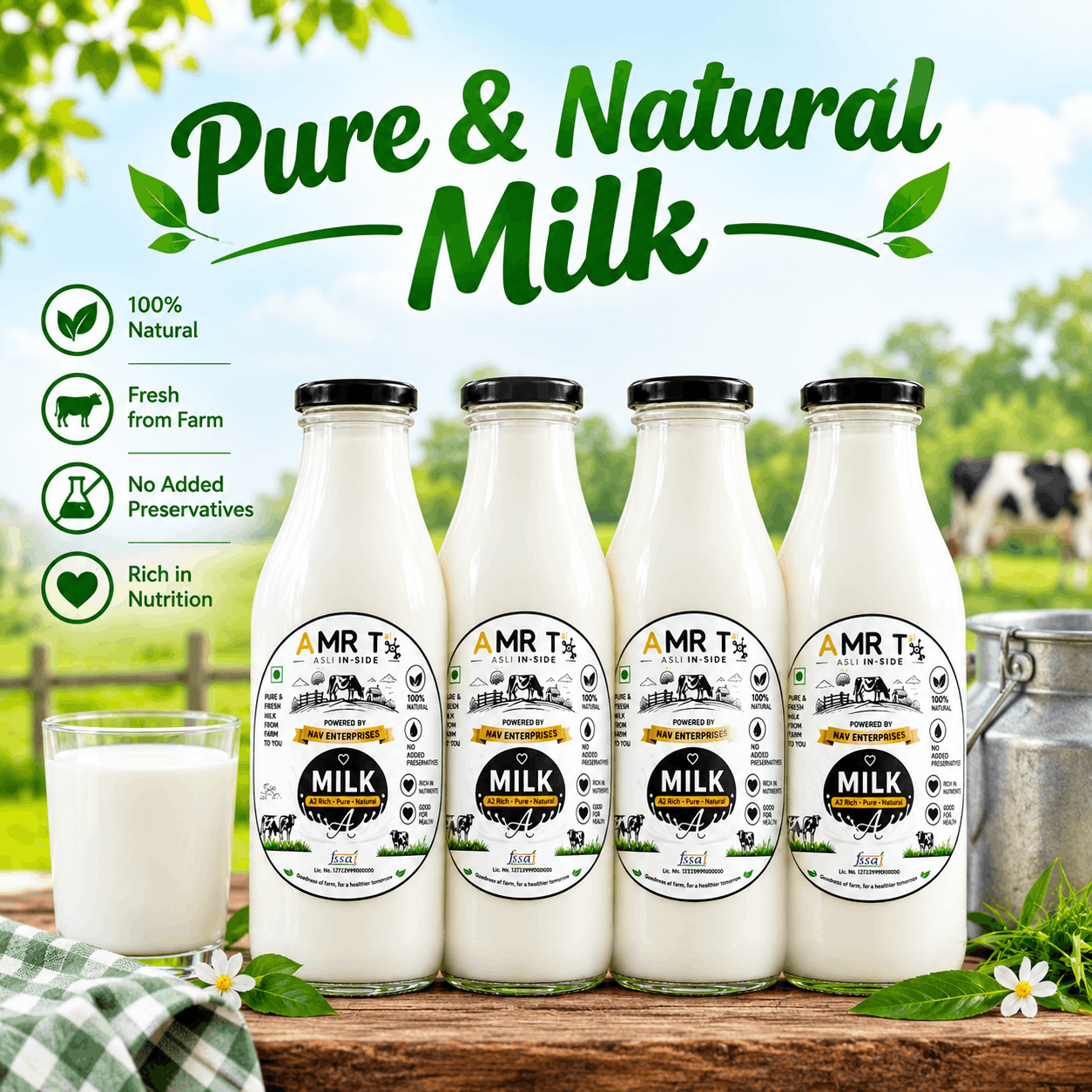 Pure & Natural Milk